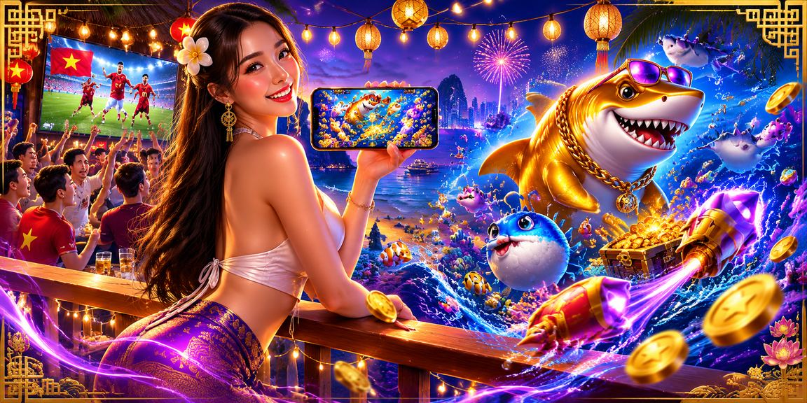 Người dùng Hà Nội theo dõi kèo thể thao trực tuyến trên điện thoại trong không gian ánh đèn neon ban đêm